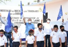 Inician construcción de techumbre en primaria de la comunidad de La Reforma