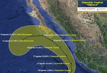 ”Se ha formado la Depresión Tropical 13-E” informa el SMN: Protección Civil Sinaloa”