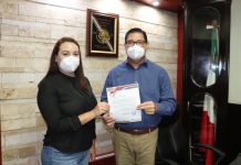 Alcalde toma protesta a Karina Castañeda Rodríguez como nueva directora de Turismo.