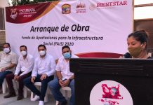 Alcalde abandera construcción de red de alcantarillado en colonia Pueblo Nuevo.