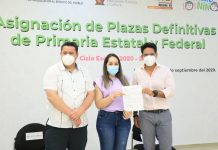 Asignan 58 plazas definitivas a maestras y maestros de primaria