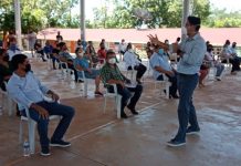 Visita el secretario de Educación, comunidades educativas de San Ignacio