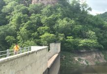 Protección Civil supervisa presa el peñón: está a dos metros de llenarse.