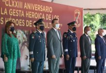 Quirino encabeza aniversario de la Gesta Heroica de los Niños Héroes de Chapultepec