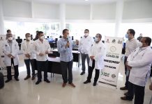 Quirino inaugura el Call Center Covid-19 Los Mochis