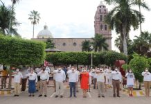 Conmemoración del 210 aniversario de Independencia de México.