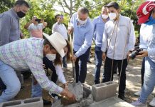 Inicia Quirino 50 acciones de vivienda en Cosalá