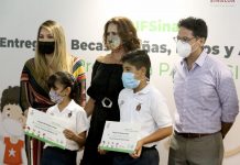 350 menores de edad reciben beca por parte de DIF Sinaloa