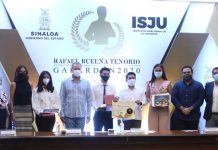 Quirino entrega el Premio “Rafael Buelna Tenorio” a jóvenes sinaloenses