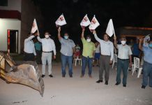 Arranca banderazo de pavimentación, red de agua potable y tomas domiciliarias en avenida y callejón Culiacán, en la colonia Solidaridad.