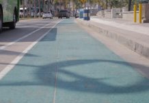 Comerciantes se ven afectados por la ciclovía en Paseo Claussen
