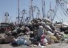 Muelle del Parque Bonfil, convertido en basurero