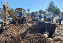 Concluye reparación de fuga de agua en la Gabriel Leyva