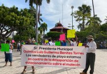 Vendedores de playa en contra de la ciclovía