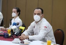 Presenta Francisco Vega avances al cuarto informe de Gobierno en Protección Civil Sinaloa.