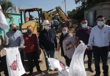 *Quirino inicia obra de pavimentación en Potrerillos del Norote, Elota*