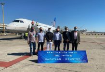 *Sinaloa recibe el vuelo Houston-Mazatlán de la aerolínea United Airlines*