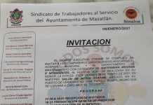 Anuncia STASAM festejos a médicos, ante la pandemia