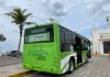 Llega camión eléctrico autosustentable a Mazatlán