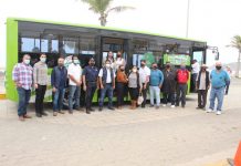 SEDESU inicia pruebas de autobús eléctrico para transporte urbano en Mazatlán