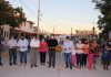 Inaugura Alcalde Dr. Emmett Soto Grave, obra de pavimentación y rehabilitación de red de agua potable en calle Venustiano Carranza, en la colonia Gabriel Leyva.