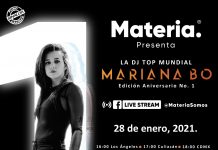Museo Materia celebrará su primer aniversario con concierto virtual de la DJ “Mariana Bo”