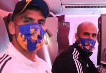 Jugadores de Tigres son regañados por transmisión en vivo en pleno vuelo rumbo a Qatar