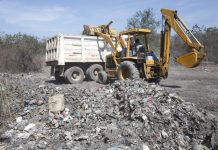 Limpia Municipio tiradero clandestino en Villa Unión