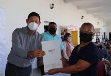 Gobierno municipal realiza entrega de escrituras a través del Programa de Regularización y Certeza Jurídica INSUS 2021.
