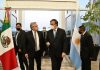 Presidente de Argentina llega a México; AMLO le da la bienvenida