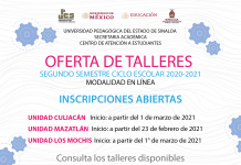 UPES TE INVITA A FORMAR PARTE DE SUS TALLERES MODALIDAD EN LÍNEA