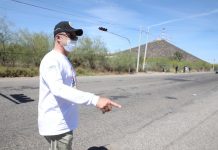 Quirino supervisa obra en boulevard Macario Gaxiola en Los Mochis