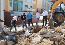 Repone JUMAPAM tramo de tubería en el malecón