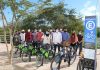 SEDESU instala bici estacionamientos en la unidad de gobierno estatal
