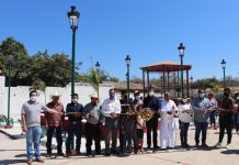 Cumple Soto Grave con construcción de plazuela municipal en comisaría de Las Pilas.
