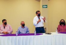 Héctor Melesio Cuén se reúne con estructura del PAS en Ahome