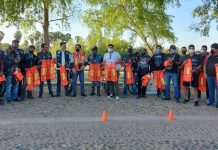 CEPREVSIN Y SESESP ENTREGAN CHALECOS REFLEJANTES A MOTOCICLISTA Y CICLISTAS