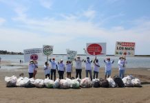 SEDESU y voluntarios evitan que más de 700 kilos de basura lleguen al mar en Las Águilas, Navolato