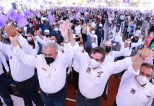 Tercer día de campaña de la unidad PAS-MORENA.