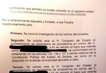 Denuncia Morena-PAS ante FGE y FEPADE a Evelio Plata, secretario de Pesca estatal
