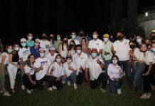 Hijas del Candidato a Gobernador Mario Zamora realizan toque de puerta de en Guasave