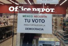 ¿Office Depot está promoviendo el voto por el PRI y el PAN?