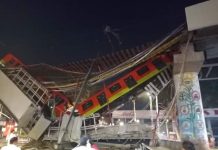 Colapsa estructura que conecta las estaciones Tezonco y Olivos de la Línea 12 del Metro