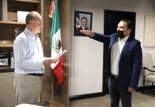 Quirino toma protesta a nuevo secretario de Agricultura y Ganadería