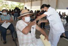 Supervisan Quirino, IMSS e Insabi, campaña de vacunación para docentes y administrativos