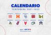 CALENDARIO OFICIAL DE LA TEMPORADA 2021-2022 DE LA LIGA ARCO MEXICANA DEL PACÍFICO