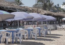 Palaperos se están apropiando de zona de playa