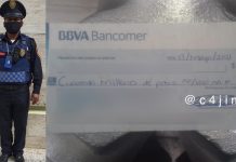 Policía encuentra cheque con 40 mdp en Polanco; lo resguarda y devuelve a su dueño