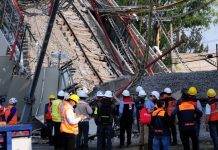Aún buscan a 15 personas tras desplome en L12 del Metro