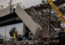 Concreto distinto, soldaduras incompletas y falta de pernos, esto dice peritaje preliminar del desplome en la L12